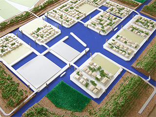 Low density floating village (Arahama Project)